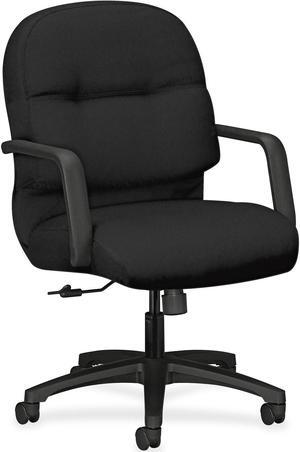 HON Mgr Mid-back Chair w/ Arms 26-1/4"x28-3/4"x41-3/4" BK 2092CU10T
