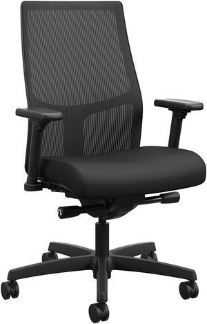 Ignition 2.0 4-Way Stretch Mid-Back Mesh Task Chair Supports 300 lb 17" to 21" Seat Height Black Seat/Back Black Base HONI2M2AMNC10TK