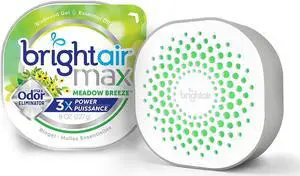 BRIGHT Air Max Odor Eliminator Air Freshener, Meadow Breeze, 8 oz 900438EA