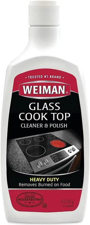 WEIMAN Glass Cook Top Cleaner and Polish 20 oz Squeeze Bottle 6/CT 137