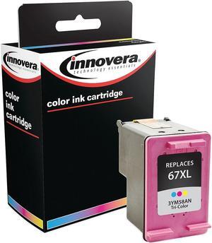 Innovera ufactured Tri-Color Ink Replacement for 67XL (3YM58AN) 200 Page-Yield