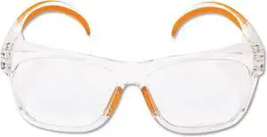 KleenGuard Maverick Safety Glasses Clear/Orange Polycarbonate Frame 49301 KleenGuard Maverick Safety Glasses Clear/Orange Polycarbonate Frame 49301