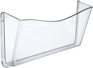 Azar Document Holders Clear Polystyrene 4/Pack AZA250025
