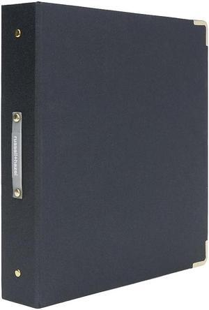 Russell+Hazel Standard 1.5" 3-Ring Non-View Binder Onyx 24448292