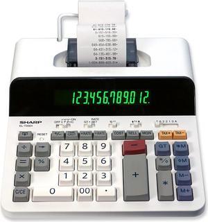 Sharp ELT3301 12-Digit Thermal Printing Calculator Off-White