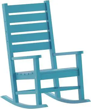 Flash Furniture Manchester Contemporary Rocking Chair Blue (LEHMP2002110BL)