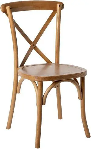 Flash Furniture HERCULES Series King Louis Chair Brown 2 Pack (2LESTMON) 2LEBLACKM