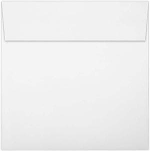 LUX 5 x 5 Square Envelopes 50/Pack 80lb. Bright White (8505-80W-50)