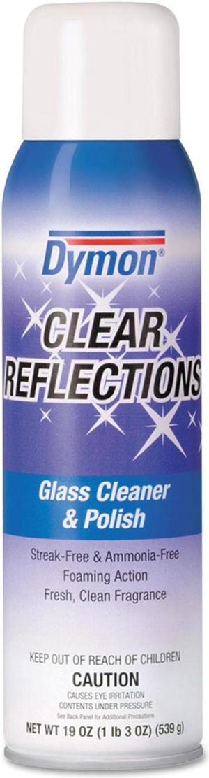 Dymon Clear Reflections Mirror & Glass Cleaner 20oz Aerosol 12/Carton 38520