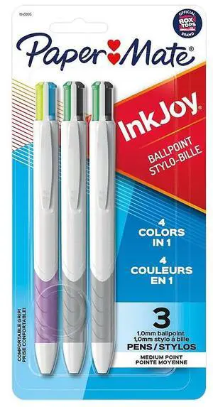 Paper Mate InkJoy Quatro Retractable Ballpoint Pens Medium Point 184781
