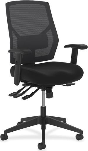 Basyx High-back Chair Asynch Control 26"x30-3/10"x46-7/10" Black VL582ES10T