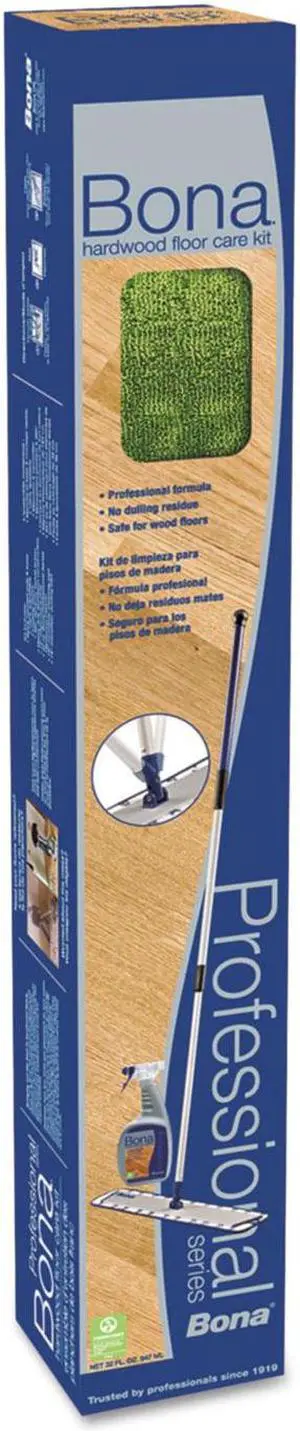 Bona Hardwood Floor Care Kit 18" Head 72" Handle Blue WM710013399
