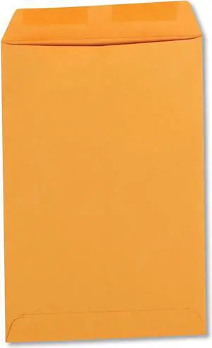 Universal Catalog Envelope #1 Square Flap Gummed Closure 6 x 9 Brown Kraft. 100/Box 40205