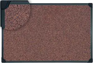 Bi-silque Techcork Board Self-Healing 36"Wx48"H Black/Brown SF152209368