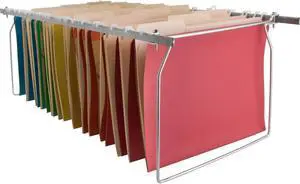 Business Source Hanging File Folder Frames Letter 6/BX Stainless Steel 26
