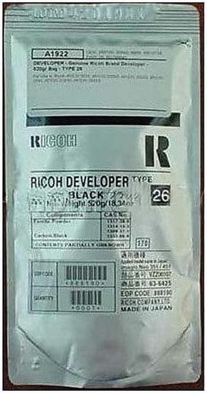 Ricoh Type 26 Black Developer Cartridge (B0799640) RICB0799640