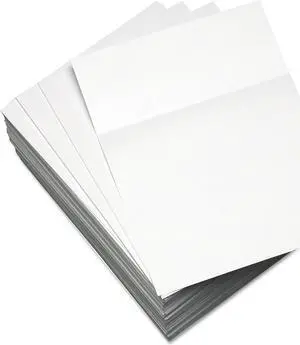 Domtar Lettermark Custom Cut-Sheet Copy Paper 92 Bright Micro-Perforated 3.5" from Bottom 20lb 8.5 x 11 White 500/Ream 8822