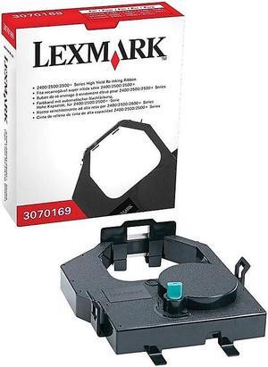 Lexmark Re-Ink Printer Ribbon 3070169 Black 935717