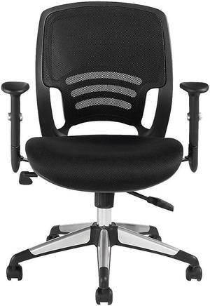 Global Offices To Go Fabric Manager Chair Mesh Black (OTG11686B)