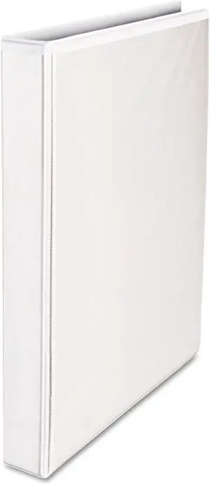 UNIVERSAL Push-Open Deluxe Plus D-Ring View Binder 1" Capacity 8-1/2 x 11 White 30712 UNIVERSAL Push-Open Deluxe Plus D-Ring View Binder 1" Capacity 8-1/2 x 11 White 30712