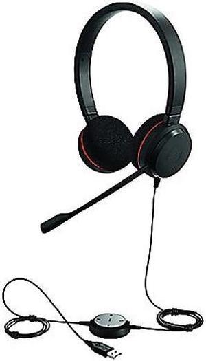 Jabra Evolve 20 UC Stereo Noise Canceling Headset Over-the-Head Black (4999-829-409)