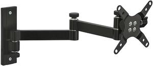 Mount-It! Full-Motion Single Monitor Wall Arm Mount Up to 30" Black (MI-404)