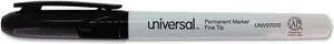 Universal Pen-Style Permanent Marker Bullet/Fine Point Black 36/Pack 07070