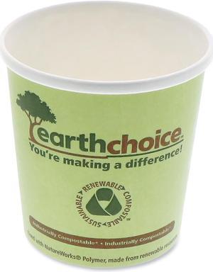 Pactiv Corporation Pactiv Evergreen EarthChoice Compostable Container Large Soup 16 oz. 3.63" Diameter x 3.88"h Green 500/Carton PHSC16ECDI