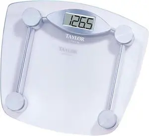 Taylor Precision Products Chrome & Glass Lithium Digital Scale TAP7506