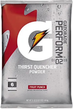 Gatorade Original Powdered Drink Mix Fruit Punch 51oz Packet 14/Carton 33690