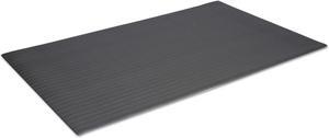 Crown Matting Technology Ribbed Vinyl Anti-Fatigue Mat 24 x 36 Black FL2436BK