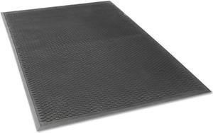 Crown-Tred Indoor/Outdoor Scraper Mat Rubber 43 3/4 x 66 3/4 Black TD0046BK