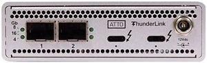 ATTO ThunderLink Host Bus Adapter Thunderbolt to Fiber Channel Gray TLFC-3162-D00