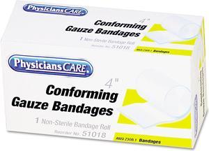 PhysiciansCare First Aid Conforming Gauze Bandage 4" wide 51018