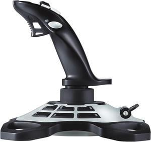 Logitech Extreme 3D Pro Joystick with Precision Twist Rudder Control for PC/Mac Cable Connectivity Black (963290-0403)