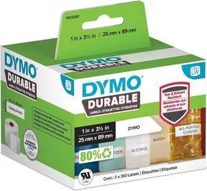 DYMO LW Durable 1933081 Printer Label 1W White