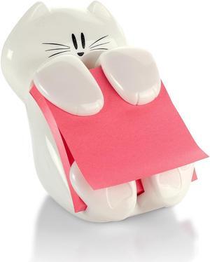 Post-it Cat Pop-Up Dispenser for 3" x 3" Notes White 6/Carton (CAT-330VS)