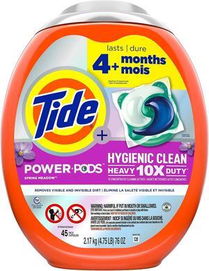 Tide Power PODS Laundry Detergent Pacs Spring Meadow 45 Capsules (53437/09493)