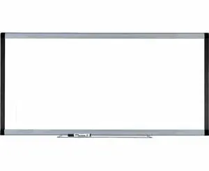 Lorell Magnetic Dry-erase Board 8'x4' Silver/Ebony 69654