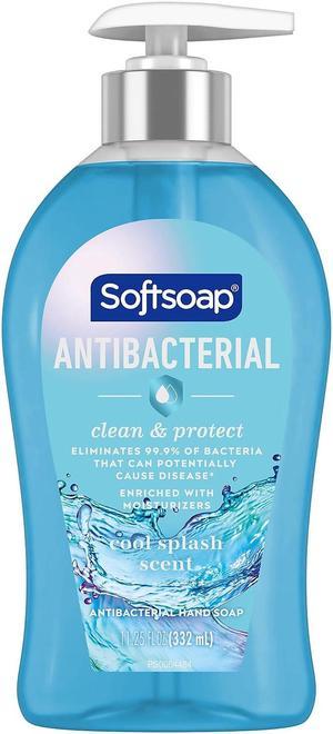 Softsoap Antibacterial Liquid Hand Soap Cool Splash 11.25 Oz. (US07327A)