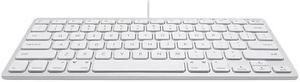 Macally Compact Keyboard White/Gray (UCSLIMKEYCA)