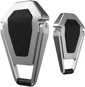 OTM Essentials 2.77" x 0.6" Aluminum Laptop Kickstand Silver/Black (OB-A2F)
