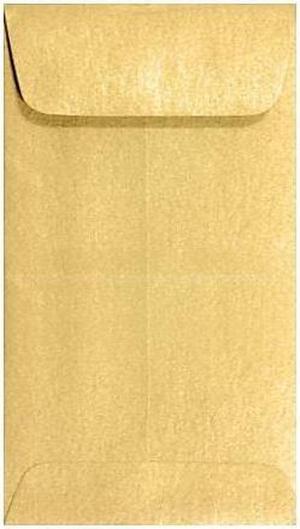 LUX #5 1/2 Coin Envelopes (3 1/8 x 5 1/2) 1000/Box Gold Metallic (512CO-07-1M)