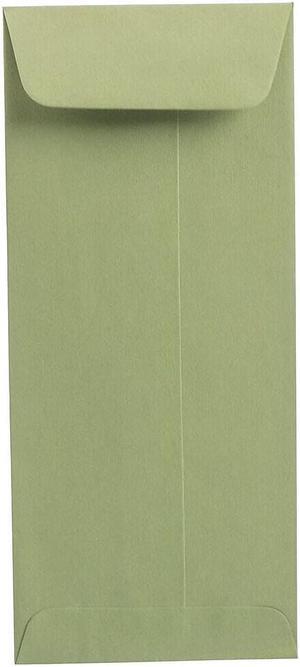 JAM Paper #10 Policy Envelope 4 1/8" x 9 1/2" Olive 50/Pack (125137469I)