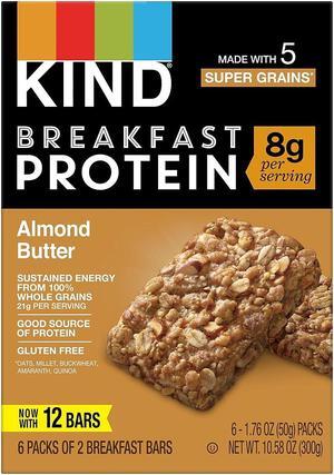 KIND Gluten-Free Almond Butter Protein Breakfast Bar 0.88 oz. 6 Bars/Box (41935) PHW41935