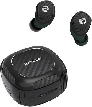 Raycon The Impact True Wireless Active Noise Canceling Earbuds with Charging Case Bluetooth Carbon Black (RBE775-23E-BLA)