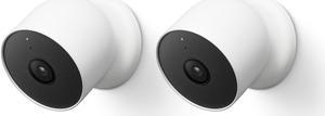 Google Nest Indoor Outdoor Camera Battery White 2/Pack (GA01894-US) 6315046