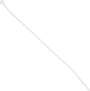 Beaded Releasable Security Tie 11" Natural 1000/Case (CTBR1A)