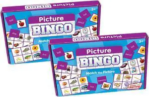 Junior Learning Picture Bingo Pack of 2 (JRL540-2) Junior Learning Picture Bingo Pack of 2 (JRL540-2)