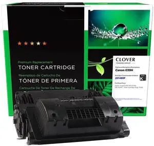 Clover ufactured Black High Yield Toner Cartridge Replacement for Canon 039H (0288C001)